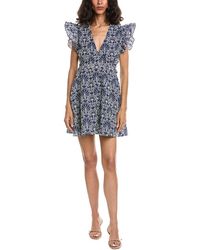 Sail To Sable - Flutter Sleeve Dress - Lyst