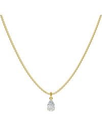 Lab Grown Diamonds - 18K Over 1.00 Ct. Tw. Lab-Grown Diamond Necklace - Lyst