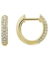 Diamond Select Cuts - 14k Diamond Huggie Earrings .25 Ct. Tw. - Lyst