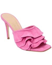 Jack Rogers - Beatrice Suede Heel - Lyst