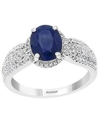 Effy Fine Jewelry - 2.27 Ct. Tw. Diamond & Sapphire Ring - Lyst