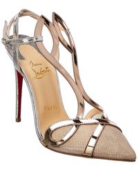 christian louboutin double l 100 patent pump