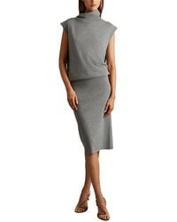 Reiss - Hester Sleeveless Wool & Cashmere-Blend Dress - Lyst