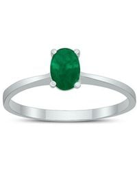 Gem Spark - 14K 0.45 Ct. Tw. Emerald Ring - Lyst