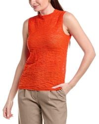 Lafayette 148 New York - Sleeveless Knitted Lace Sweater - Lyst