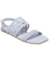 Bernardo - Orla Leather Flat Sandal - Lyst