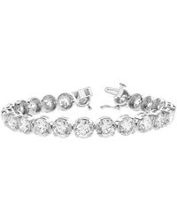 Lab Grown Diamonds - 14K 22.00 Ct. Tw. Lab-Grown Diamond Tennis Bracelet - Lyst