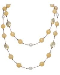 Margo Morrison - Jade, & Bead & Pearl Necklace - Lyst