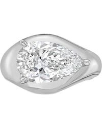 Diana M. Jewels - Diana M. 14K 4.00 Ct. Tw. Lab-Grown Diamond Solitaire Ring - Lyst