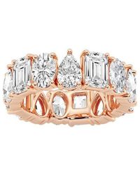 Lab Grown Diamonds - 14k Rose Gold 8.25 Ct. Tw. Lab-grown Diamond Eternity Ring - Lyst