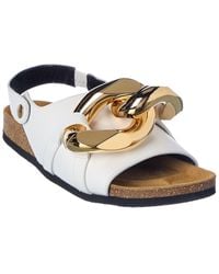 JW Anderson - Chain Leather Sandal - Lyst