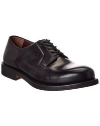 Ferragamo - Marius Leather Derby Shoe - Lyst