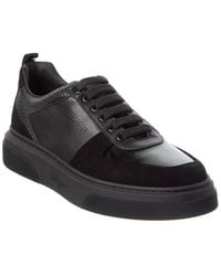 Ferragamo - Cassina Leather & Suede Sneaker - Lyst