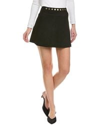 Cynthia Rowley - Suede Wrap Mini Skirt - Lyst