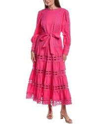 LAYERED WITH LOVE - Embroidered Maxi Dress - Lyst