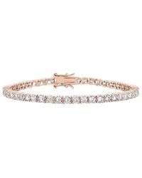 Rachel Glauber - 14K Rose Vermeil Cz Bracelet - Lyst