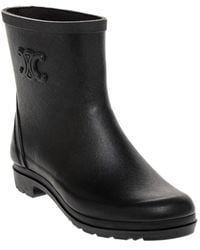 Celine - Mid Rubber Rain Boot - Lyst