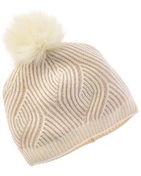 Sofiacashmere - Sofiacashmere Traveling Rib Cashmere Hat - Lyst