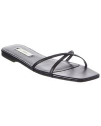 TOTEME - Crossover Leather Sandal - Lyst