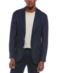 Brunello Cucinelli - Linen & Wool-Blend Blazer - Lyst