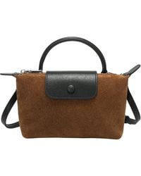 Tiffany & Fred Paris - Tiffany And Fred Paris Elegant Mini Suede Leather Satchel - Lyst