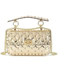 Tiffany & Fred Paris - Quilted & Studded Leather Crossbody - Lyst