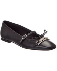Baldini - Leather Ballet Flat - Lyst