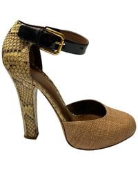 Dolce & Gabbana - Python Leather Animal Print D'Orsay Pump (Authentic Pre-Loved) - Lyst
