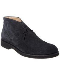 Tod's Suede Boot - Blue