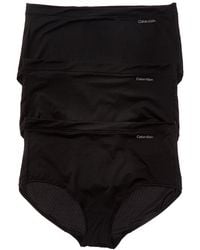 Calvin Klein - 3Pk Ideal Micro Mid-Rise Cheeky Brief - Lyst