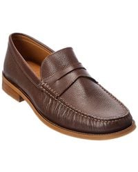 Donald J Pliner - Soft Tumble Leather Loafer - Lyst