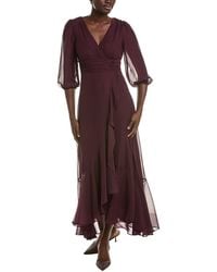 Maison Tara - Long Sleeve Maxi Dress - Lyst