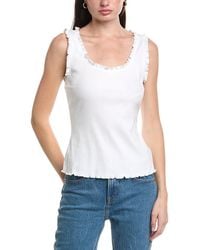 Vince Camuto - Ruffle Rib Tank - Lyst