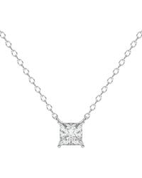 Lab Grown Diamonds - 14K 0.25 Ct. Tw. Lab-Grown Diamond Necklace - Lyst