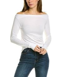James Perse - Boatneck T-Shirt - Lyst