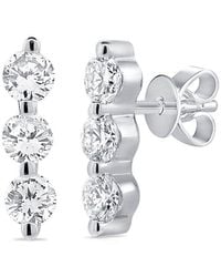 Sabrina Designs - 14k 0.21 Ct. Tw. Diamond Bar Studs - Lyst