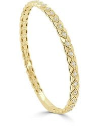 Sabrina Designs - 14K 0.54 Ct. Tw. Diamond Flexible Stackable Bangle - Lyst