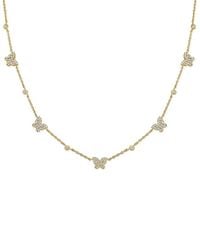 Sabrina Designs - 14k 0.50 Ct. Tw. Diamond Butterfly Station Necklace - Lyst