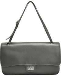 Tiffany & Fred Paris - 33Cm Leather Flap Tote - Lyst