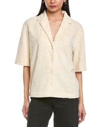 Faherty - Cabana Towel Terry Camp Shirt - Lyst