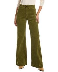 ASKK NY - Brighton Corduroy Army Wide Leg Jean - Lyst