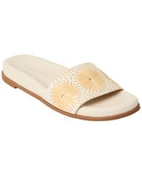 Jack Rogers - Somerset Raffia & Leather Sandal - Lyst