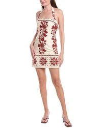 Adrianna Papell - Halter Sheath Short Dress - Lyst