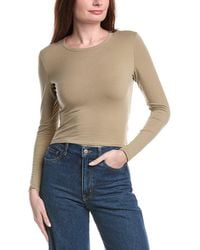 James Perse - Cropped Sport T-Shirt - Lyst