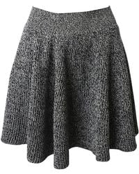 McQueen - Knitted Mini Skirt, Size Int, (Authentic Pre-Loved) - Lyst