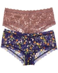 Hanky Panky - Set Of 2 Printed Boyshort - Lyst