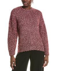 Lafayette 148 New York - Blouson Sleeve Donegal Mohair & Wool-Blend Sweater - Lyst