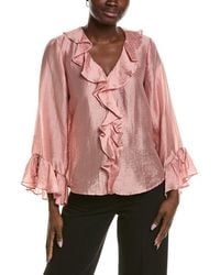 Vince Camuto - Ruffle Blouse - Lyst