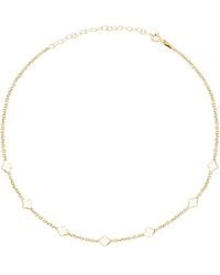 Gabi Rielle - 14k Over Silver Enamel Clover Necklace - Lyst