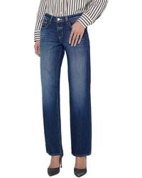 L'Agence - Tatum Low-Rise Trenton Stovepipe Jean - Lyst